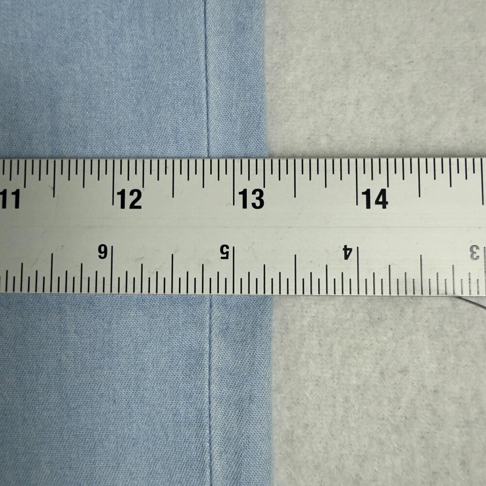 SINCERELY JULES Wide Leg High Rise Pants Paperbag Waist Pockets Baby Blue Size M - Picture 10 of 16